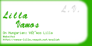 lilla vamos business card